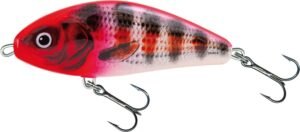 Salmo wobler fatso sinking holo red