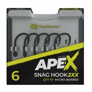 RidgeMonkey háček Ape-X Snag Hook 2XX