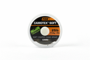 Fox návazcová šňůrka Camotex Soft Coated Camo
