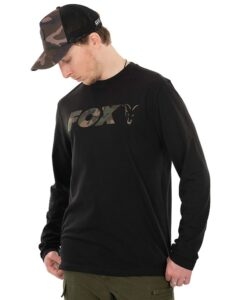 Fox tričko long sleeve black camo