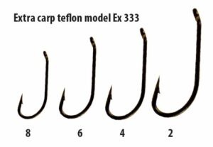 Extra carp háčiky teflon séria  ex 333