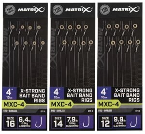 Matrix náväzec mxc-4 4 "x-strong bait band rigs -