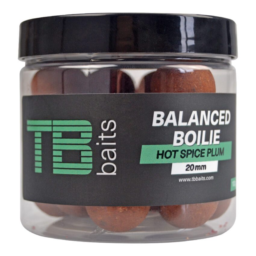 Tb baits vyvážené boilie balanced + atraktor hot spice