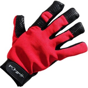 Hell-cat rukavice čierno červené-veľkosť