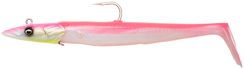 Savage gear gumová nástraha sandeel v2 sinking pink pearl