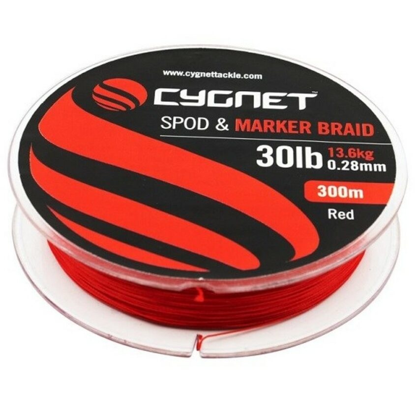 Cygnet šnúra spod & marker braid 300m red