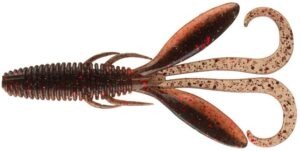 Daiwa gumová nástraha steez hog black shrimp head