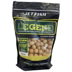 Jet fish boilie legend range žltý impuls orech