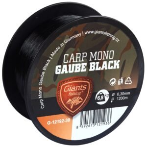 Giants fishing vlasec carp mono gaube black -