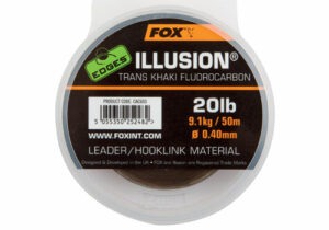 Fox fluorocarbon illusion 50 m trans khaki-priemer
